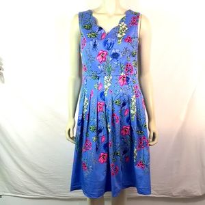 Beautiful Talbots RSVP cotton dress, size 2, EUC
